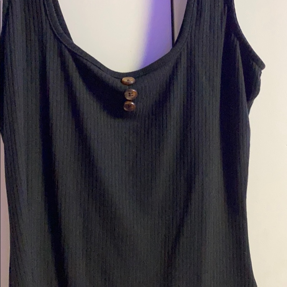 Black tank top